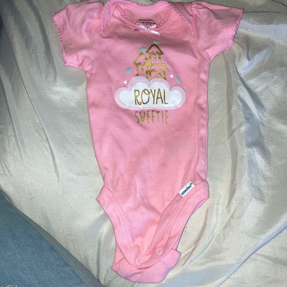 newborn onesies,  $5 each